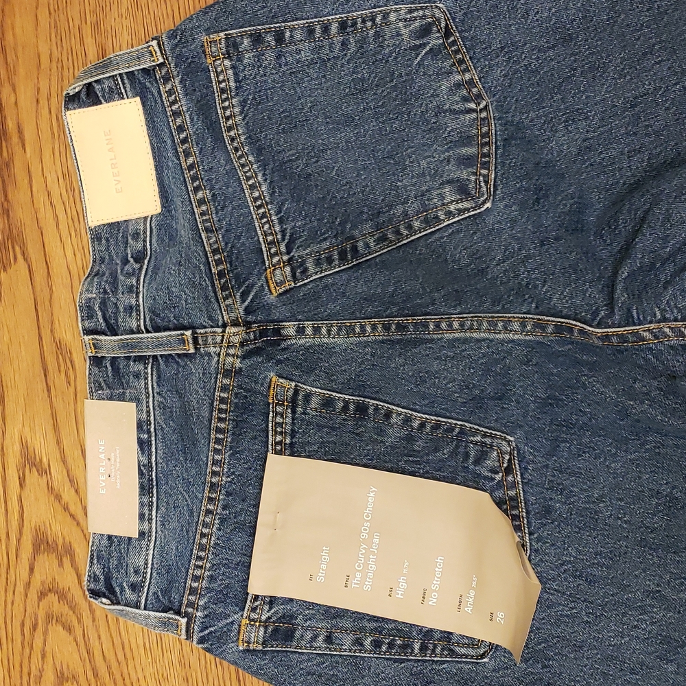 Brand New - Everlane Curvy '90s Cheeky Straight Jean